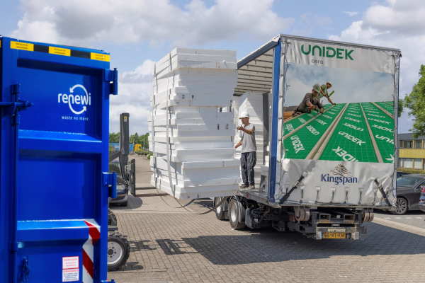 Pilot met scheiding van EPS en bitumen is veelbelovend